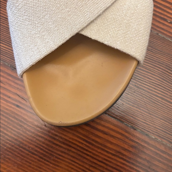 Rothy's Beige Criss-Cross Slides - Picture 2 of 5